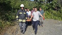 YARALI  SEDYEYLE 1KM TAŞINDI.