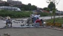 DOLGU ALANINDA PARKE KAPLAMA ÇALIŞMASINA BAŞLANDI