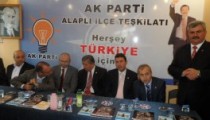 AK PARTİLİLER BAYRAMLAŞTI
