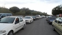 ALAPLI’DA TRAFİK KİLİTLENDİ