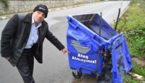 ÇÖP KONTEYNIRLARINA SICAK KÜL DÖKMEYİN