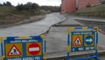 AFET KONUTLARI  GİRİŞ YOLU BETONLANDI