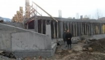 AŞAĞIDAĞ CAMİİ İNŞAATI BÜYÜK HIZLA İLERLİYOR