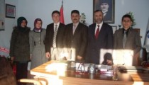 İMAM HATİP LİSESİNDEN MÜFTÜYE ZİYARET