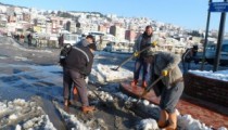 KAR TEMİZLEME ÇALIŞMALARI BAŞLADI