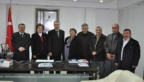 BELEDİYE BAŞKANINI ZİYARET ETTİLER