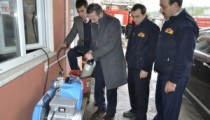 ALAPLI İTFAİYESİNE OKSİJEN TÜPÜ DOLDURMA MAKİNASI ALDILAR