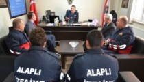 ALAPLI İTFAİYESİ EMNİYETİ ZİYARET ETTİ