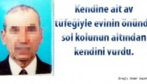AV TÜFEĞİ İLE KENDİNİ VURDU