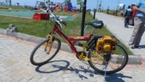 BİSİKLETE TIRPAN MOTORU TAKTI