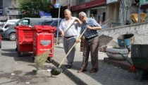 MUHTARLAR TEMİZLİK YAPTI