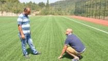 ALAPLI FUTBOL SAHASINİ FİFA TEMSİLCİSİ TEST ETTİ