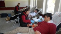 ENDÜSTRİ MESLEK LİSESİNDE KAN BAĞIŞI DÜZENLENDİ