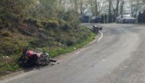 MOTOSİKLET KAZASINDA 1 ÖLÜ 3 YARALI