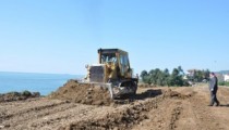 Dolgu alanında 2. Etap zemin çalışması başladı