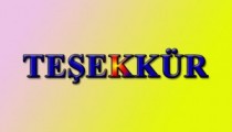 TEŞEKKÜR…..