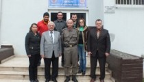 GAZETECİLER DERNEĞİNDEN JANDARMA KOMUTANINA ZİYARET..