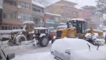 GÜMELİ’DE YOĞUN KAR YAĞIŞI DEVAM EDİYOR