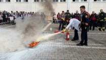 YANGIN TATBİKATI GERÇEKLEŞTİRİLDİ