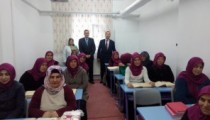 KURAN KURSLARINI ZİYARET ETTİLER