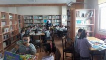 MİNİK ÖĞRENCİLER KÜTÜPHANEYİ ZİYARET ETTİ