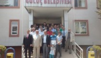 ÇATUROĞLU  GÜLÜÇ BELEDİYE BAŞKANINI ZİYARET ETTİ