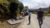 KÖY YOLLARINAYAĞMUR SUYU KANALI