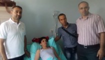 TEDAVİ İÇİN İNGİLTERE’DEN ALAPLI’YA GELDİ