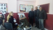 ÇATAK KÖYÜ İLK VE ORTAOKULUNDA KAN BAĞIŞI