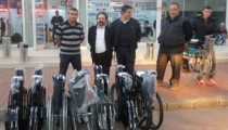 ENGELLİLERE DESTEK İÇİN 20 ADET TEKERLEKLİ SANDALYE