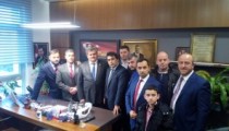 ALAPLI ESNAF ODASI MİLLETVEKİLLERİNİ ZİYARET ETTİ
