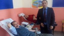 BÜYÜKTEKKE KÖYÜNDE KAN BAĞIŞI