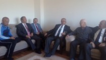 GAZİLER  HASTA GAZİYİ EVİNDE ZİYARET ETTİ