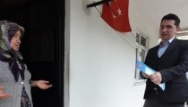 KÖY İMAMI KÖYDEKİ YAŞLILARI ZİYARET EDİYOR