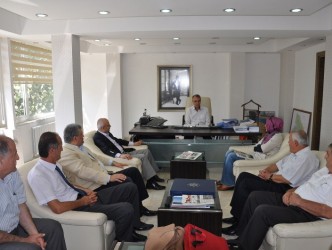 CANDAN, BAŞKAN ÇİMENOĞLU’NU ZİYARET ETTİ