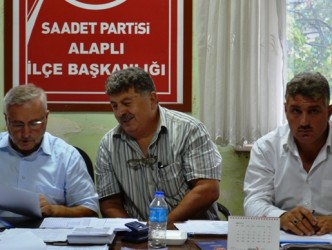 SAADET PARTİSİ İLÇE DİVAN TOPLANTISI YAPILDI