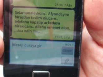 ŞEHİDİN  SON MESAJI: DUA EDİN