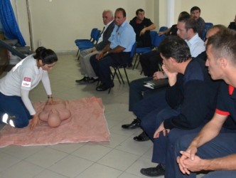 İTFAİYECİLERE İLK YARDIM  EĞİTİMİ