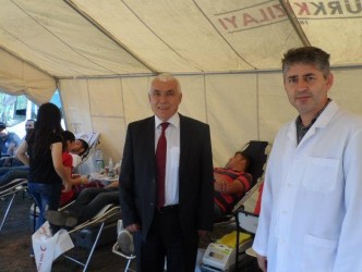 ALAPLI MYO KAN BAĞIŞINDA BULUNDU