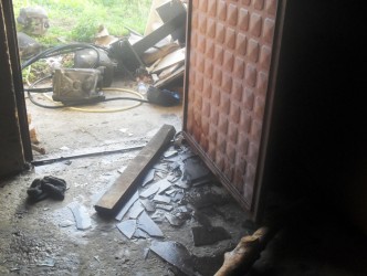 GÖKHASAN KÖYÜNDE YANGIN ÇIKTI