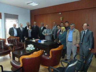 MİLLİ EĞİTİM MÜDÜRÜNÜ ZİYARET ETTİLER