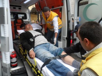 Alaplı’da Araç yayaya Çarptı