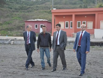 FUTBOL  SAHASINI İNCELEDİLER