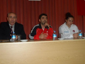 MİLLİ HALTERCİ  MYO’NA GELDİ