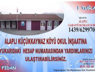 OKUL YAPIMI İÇİN YARDIM TOPLANDI