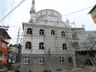 ORTACI CAMİSİ İNŞAATI DEVAM EDİYOR