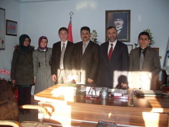 İMAM HATİP LİSESİNDEN MÜFTÜYE ZİYARET