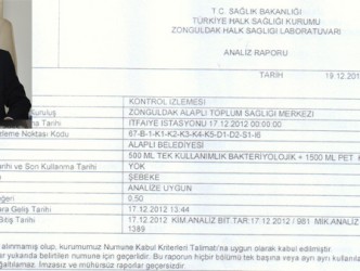 ALAPLI’NIN İÇME SULARI TEMİZ ÇIKTI