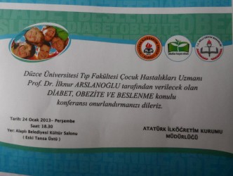 ÇOCUKLARDA DİABET,OBEZİTE VE BESLENME