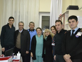 BAŞKAN YENİ YILA HASTANEDE GİRDİ